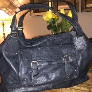 Jigsaw Leather Shoulder Bag